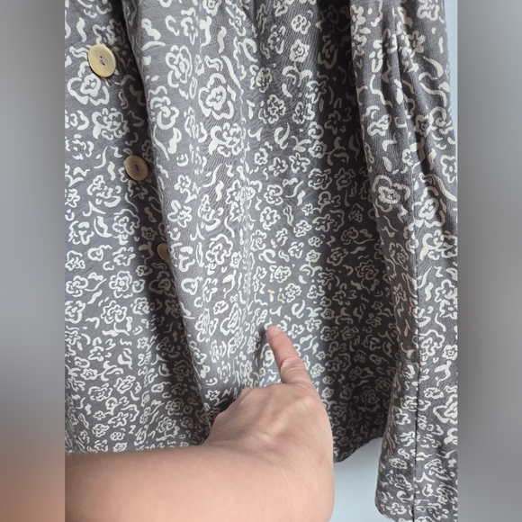 RYLEE + CRU Floral Button-Down 💯 Cotton Dress - Picture 7 of 9